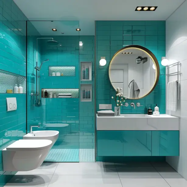 Pourquoi choisir le turquoise dans une salle de bain ?